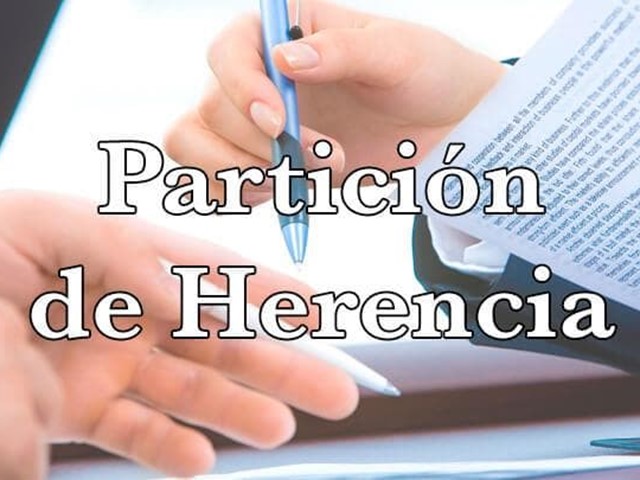 partición de la herencia